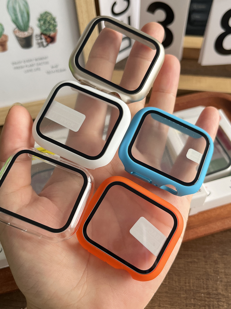 Smartwatch New Watches - Закаленное стекло + чехол для Apple