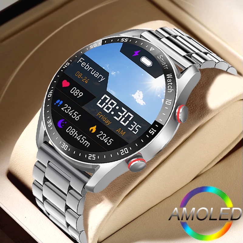 Smartwatch Health Watches For Men - ECG+PPG Bluetooth Вызов Смарт Часы Мужчины