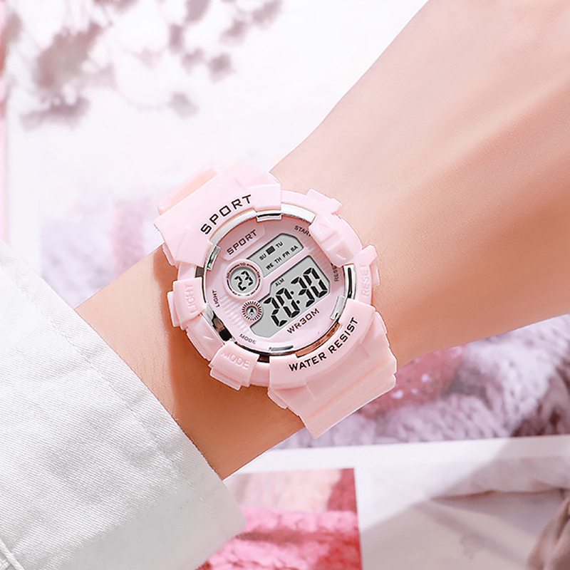 Smartwatch Watches For Kid Boy - Модные детские часы, светящиеся водонепроницаемые спортивные