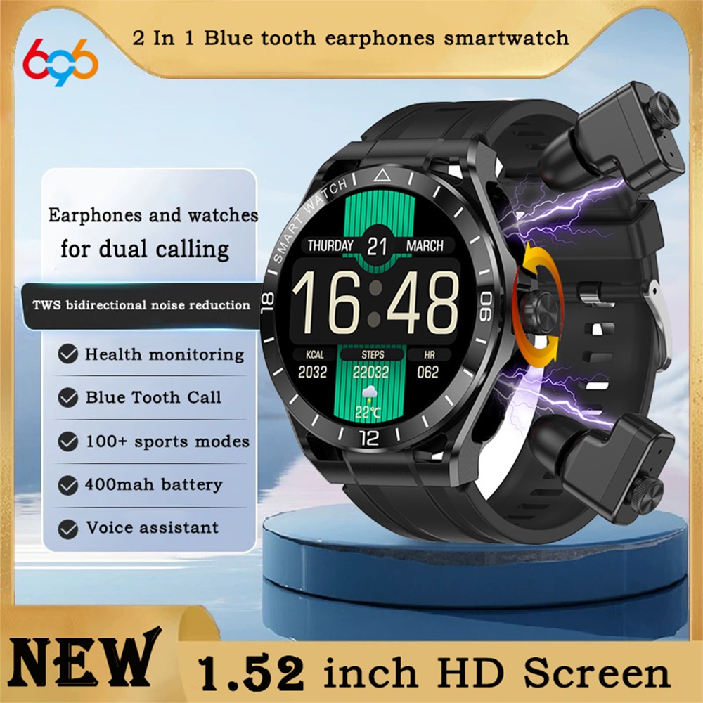 Smartwatch Noise Watches For Men - 696 Мужские смарт-часы 2-в-1 с Bluetooth-наушниками