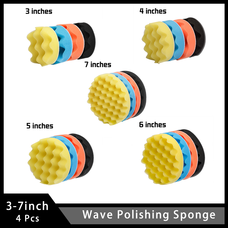 Watch Polishing Cloth - 4 шт. 3/4/5/6/7 дюймов полировальная буферная