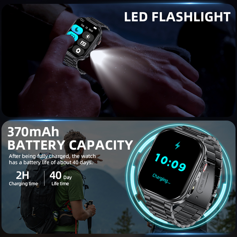 Смарт-часы LIGE для мужчин 202 – обзор и цена Smartwatch Health Watches For Men