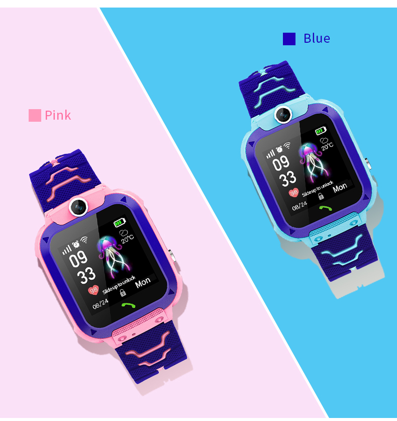 Детские умные часы Q12B с функ – обзор и цена Smartwatch Watches For Kid Boy With Gps