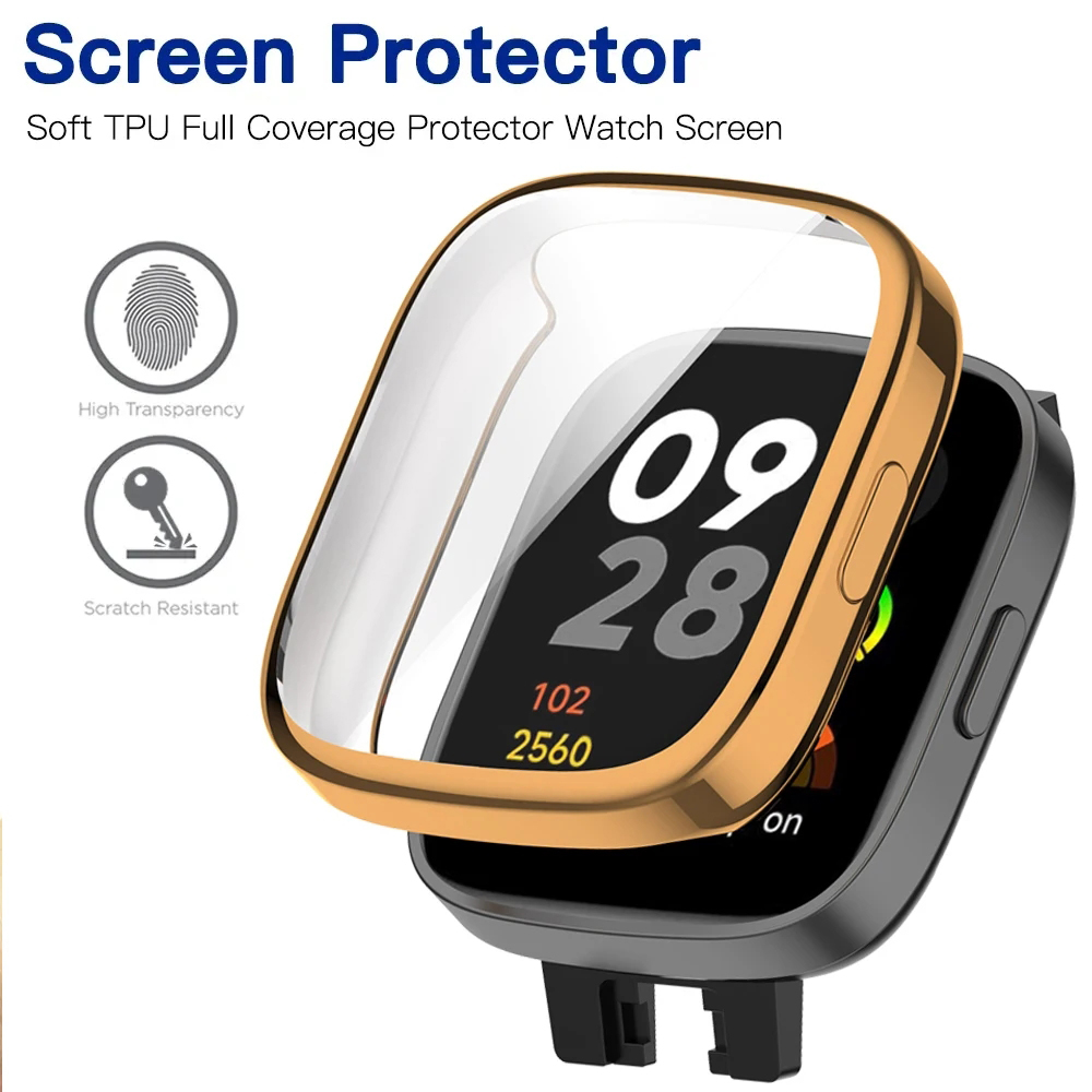 Защитный чехол из ТПУ для Xiao – обзор и цена Smartwatch Redmi Watches