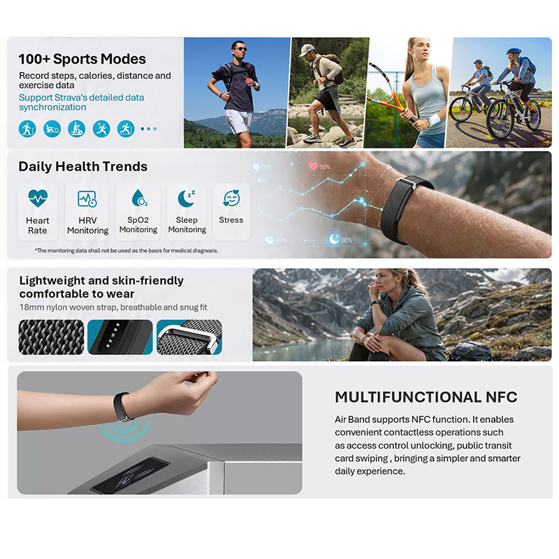 Умный браслет VALDUS Air Band  – обзор и цена Smartwatch Watches Girls