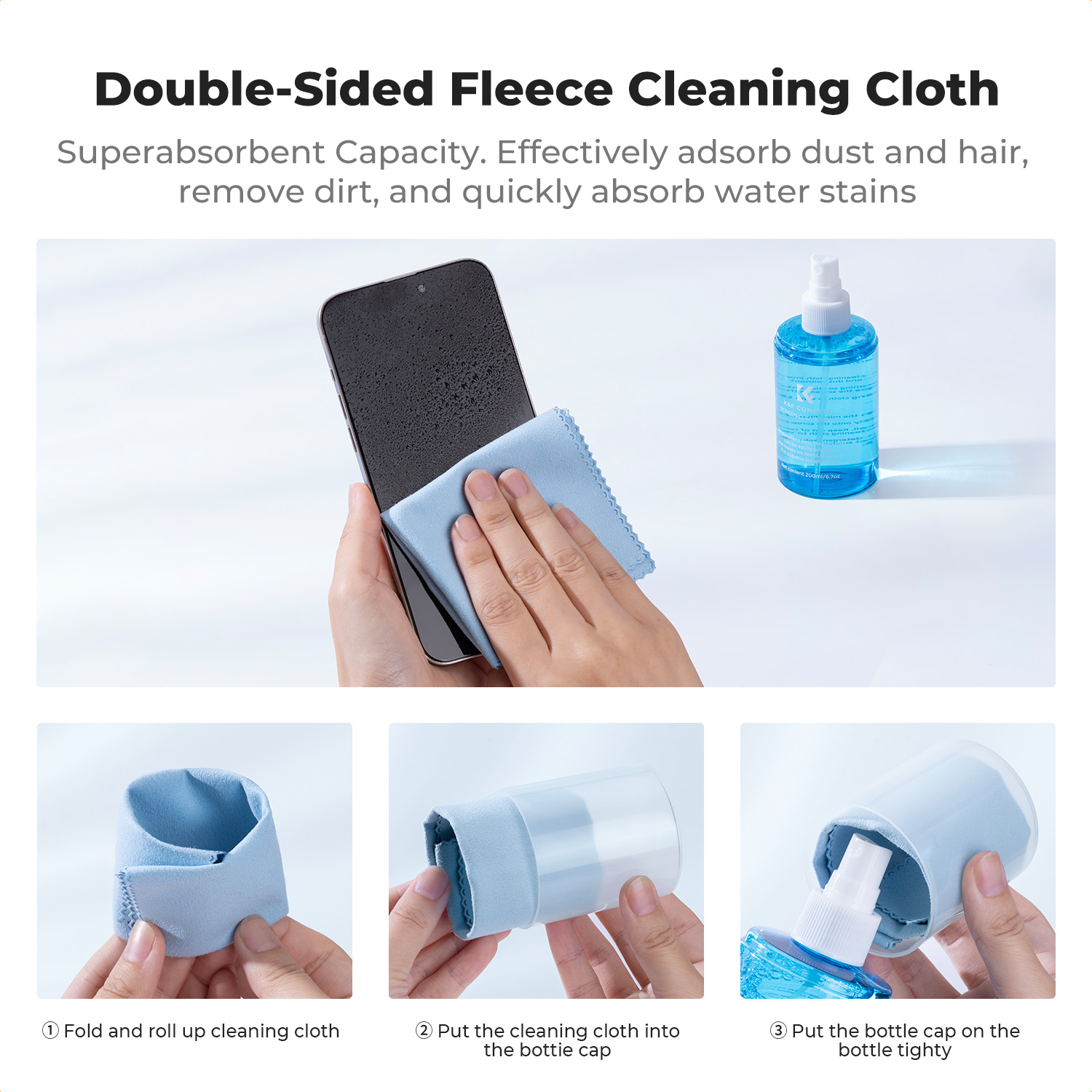 Спрей для очистки экранов K&F  – обзор и цена Watch Polishing Cloth