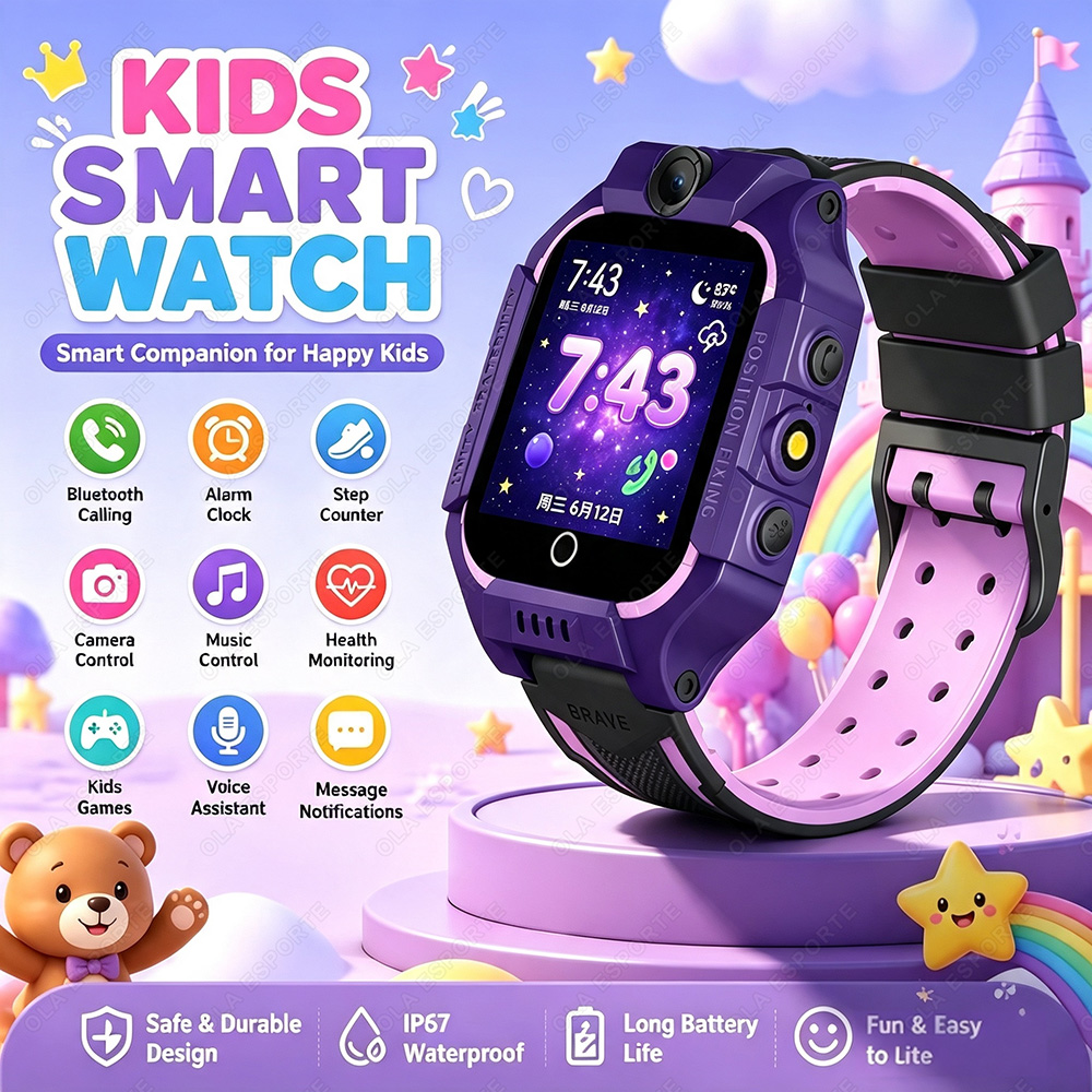 Новые детские умные часы 2027  – обзор и цена Smartwatch Watches For Kid Boy