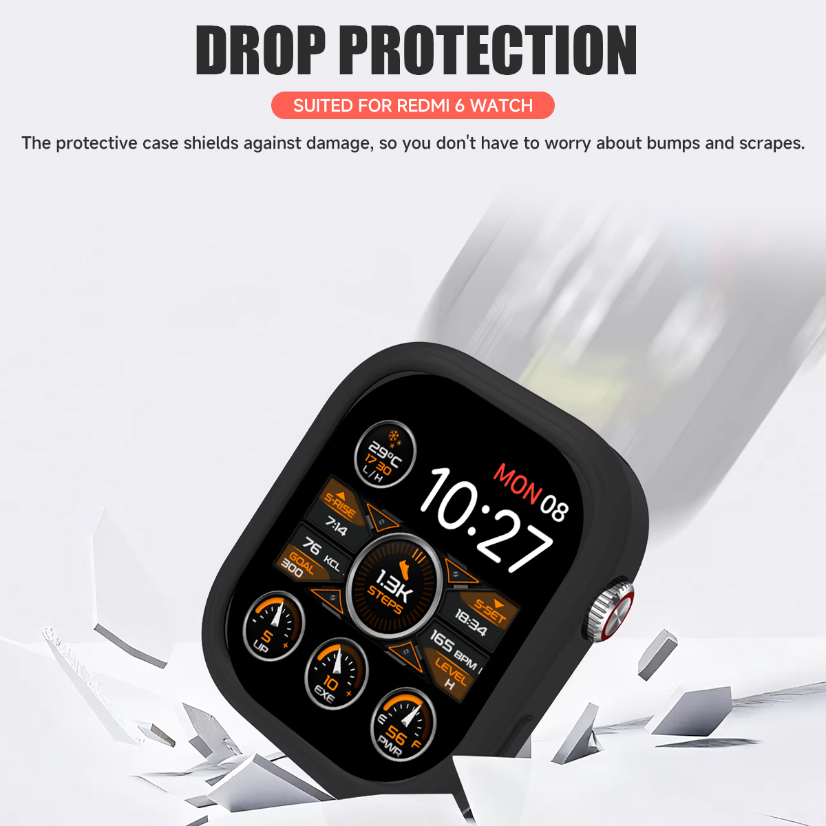 Силиконовый чехол-бампер для X – обзор и цена Smartwatch Redmi Watches