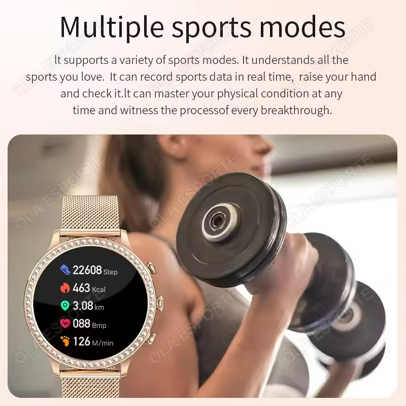 Элегантные женские умные часы  – обзор и цена Smartwatch Health Watches