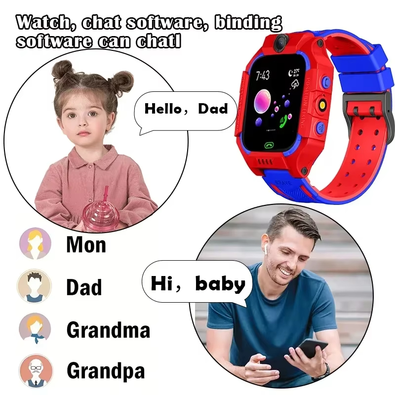 Детские смарт-часы Lenov 5G с  – обзор и цена Smartwatch Watches For Kid Boy
